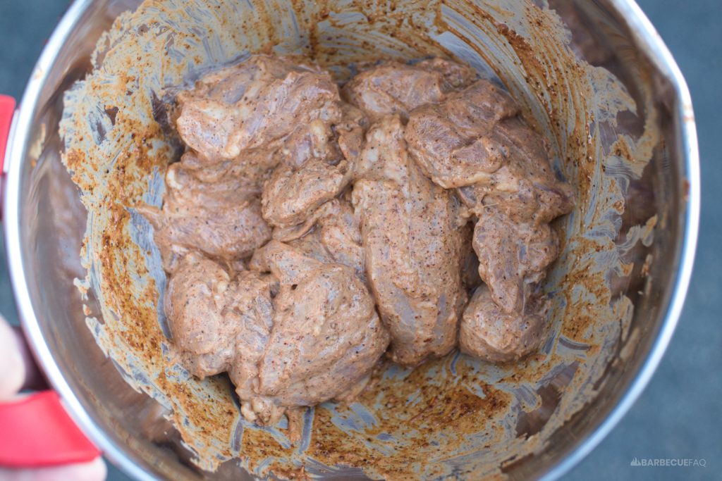 marinating chicken thighs for burritos