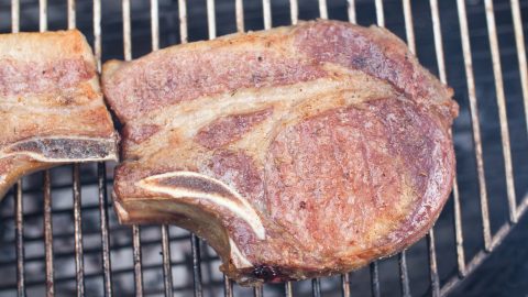 pork chop direct heat bbq